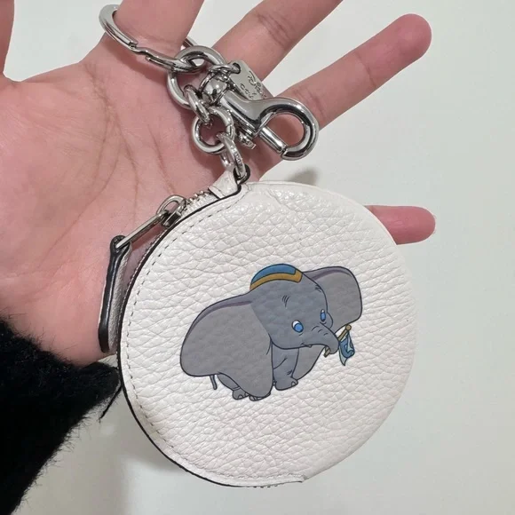 COACH DISNEY DUMBO COIN POUCH BAG CHARM - Picture 2 of 3